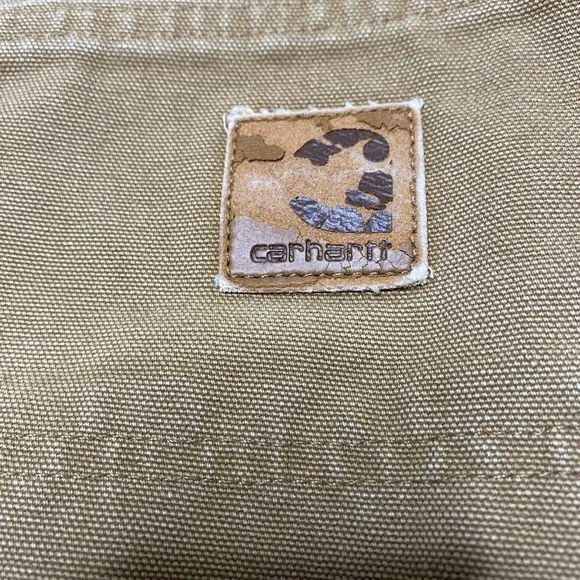 Vintage Carhartt B11 BRN Carpenter Pants‎ Mens SZ 36x32 Canvas Union Made In USA - Picture 8 of 16